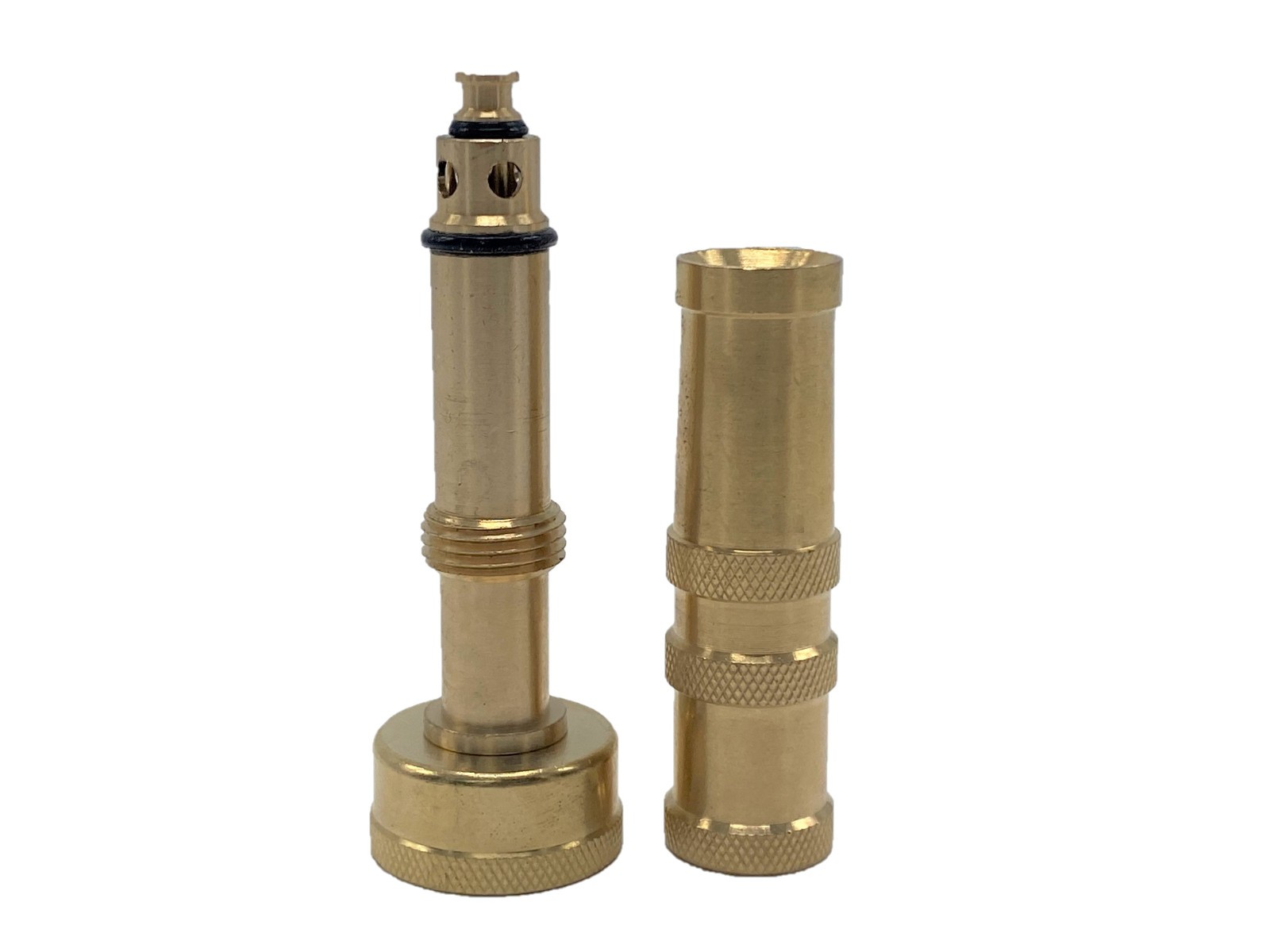 Solid Brass Garden Spray Nozzle 4″ Adjustable Twist Water Hose USA Stock 2 PACK