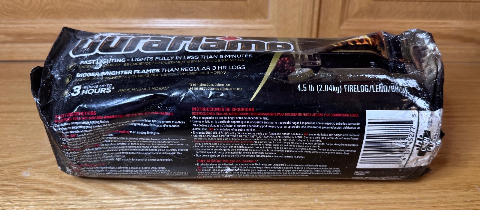 Duraflame Gold 3-hr Firelog Lights In Less Than 5 Minutes-Single