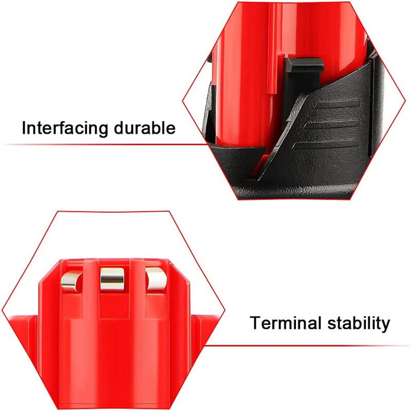 1-2x 3.5Ah For Milwaukee 12Volt Battery For M12 Lithium 12V 48-11-2420 Capacity