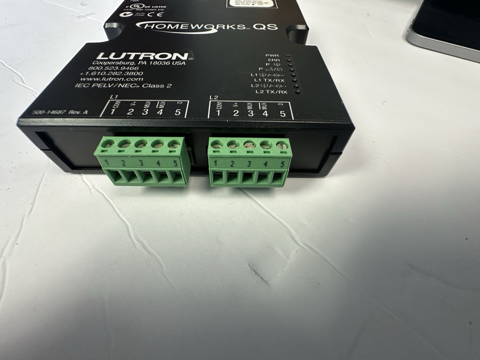 Lutron HQP6-2 Homeworks P6 2 Link Processor Tested Working-30 Day Money Back