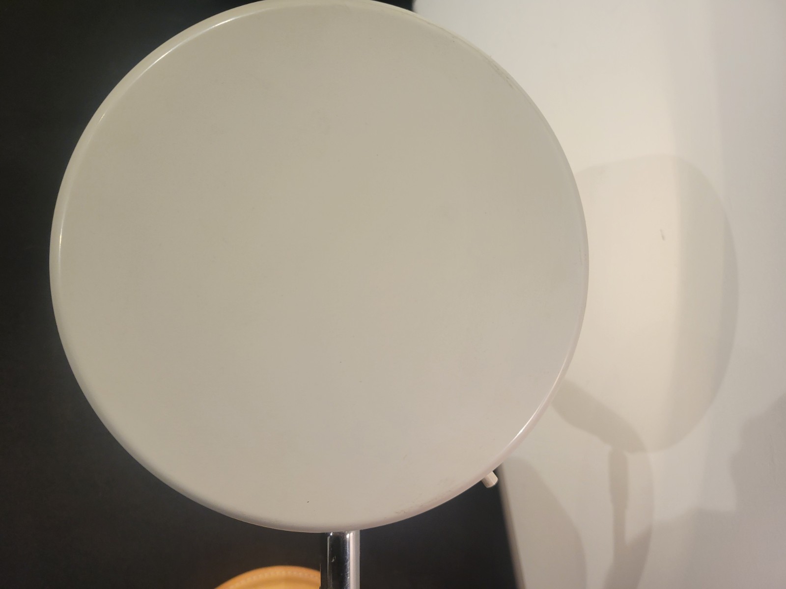 Ateljé Lyktan 1960s lamp Anders Pehrson Simris Olympia Leather Base Metal Shade