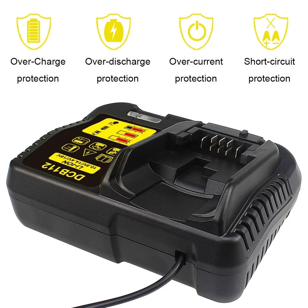 New for DEWALT DCB112 20V Max Lithium-Ion Battery Charger DCB204 DCB200 DCB205