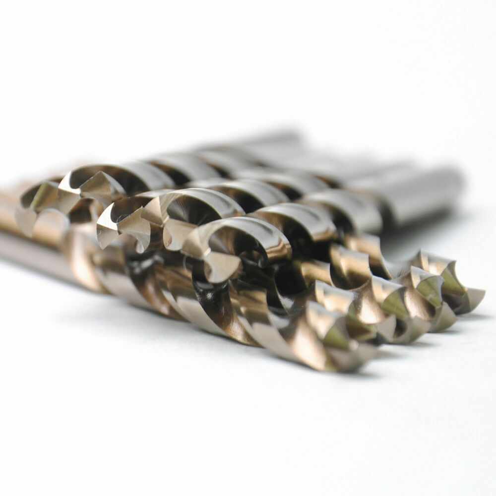 Drillforce 1/16″-1/2″ Cobalt Drill Bit Set HSS M35 Jobber Length Metal Drill Bit