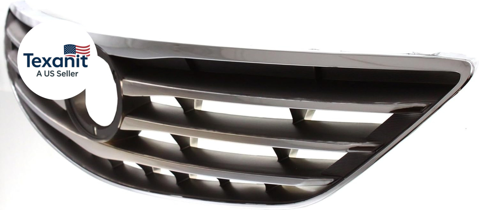 Aftermarket Grille Compatible with 2005-2006 Toyota Camry ABS Plastic Chrome She