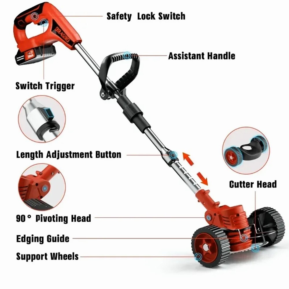 NEW Cordless Weed Eater Electric Lawn Edger VIP
