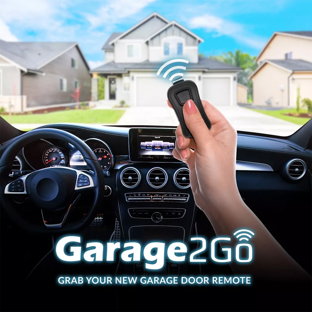 2 For Genie G1T-BX_R Intellicode 1 Button Mini Keychain Garage Door Remote AC0Z