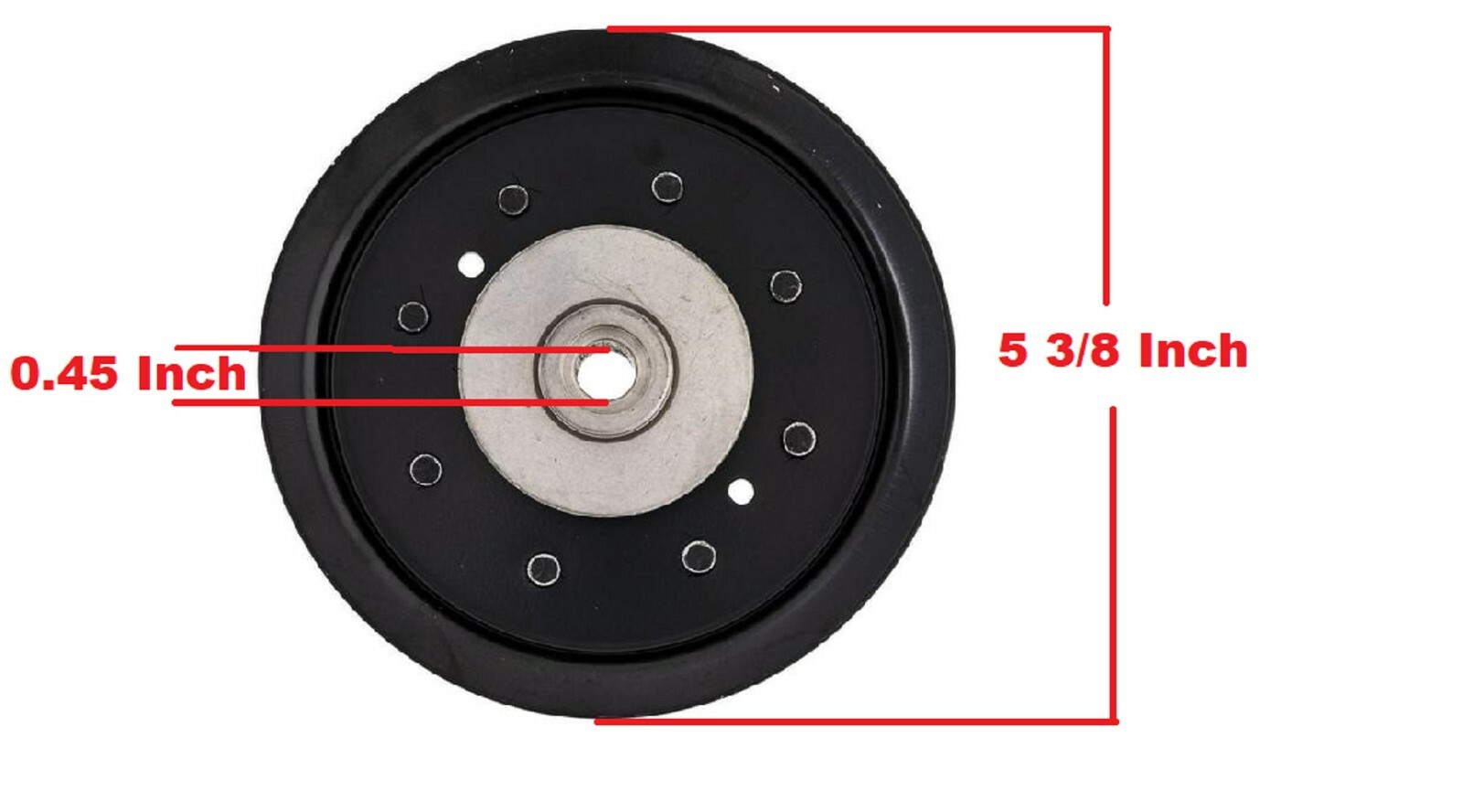 Flat Idler Pulley 54″ For Husqvarna YTH26V54 YTH2754 Z254F Z254i YTH2454 54 Deck
