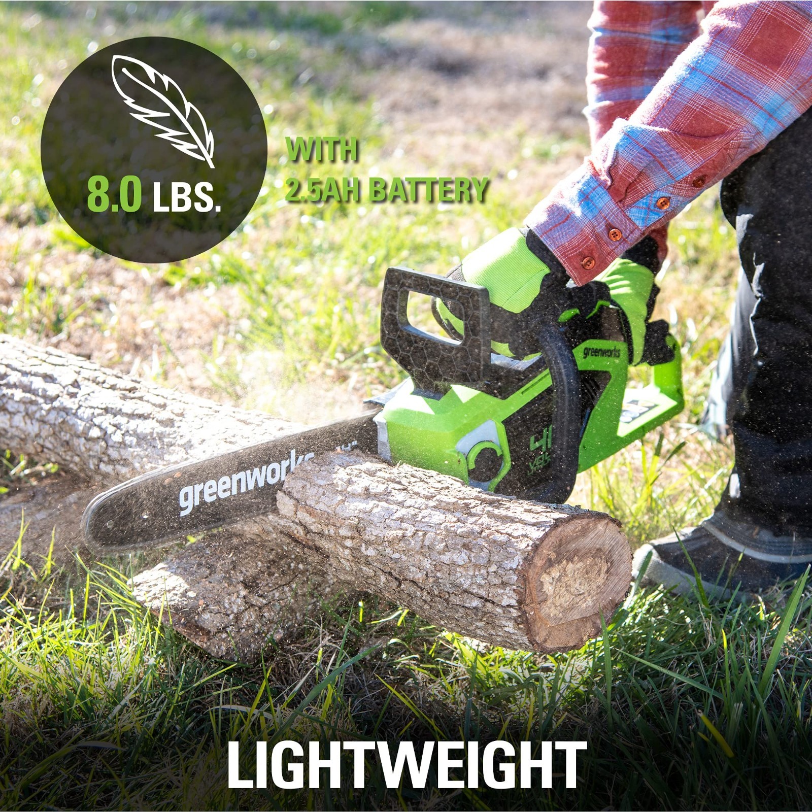 Greenworks 40V 14 inch 1500W Cordless Chainsaw Gen1.5 CS40L01 – Tool Only