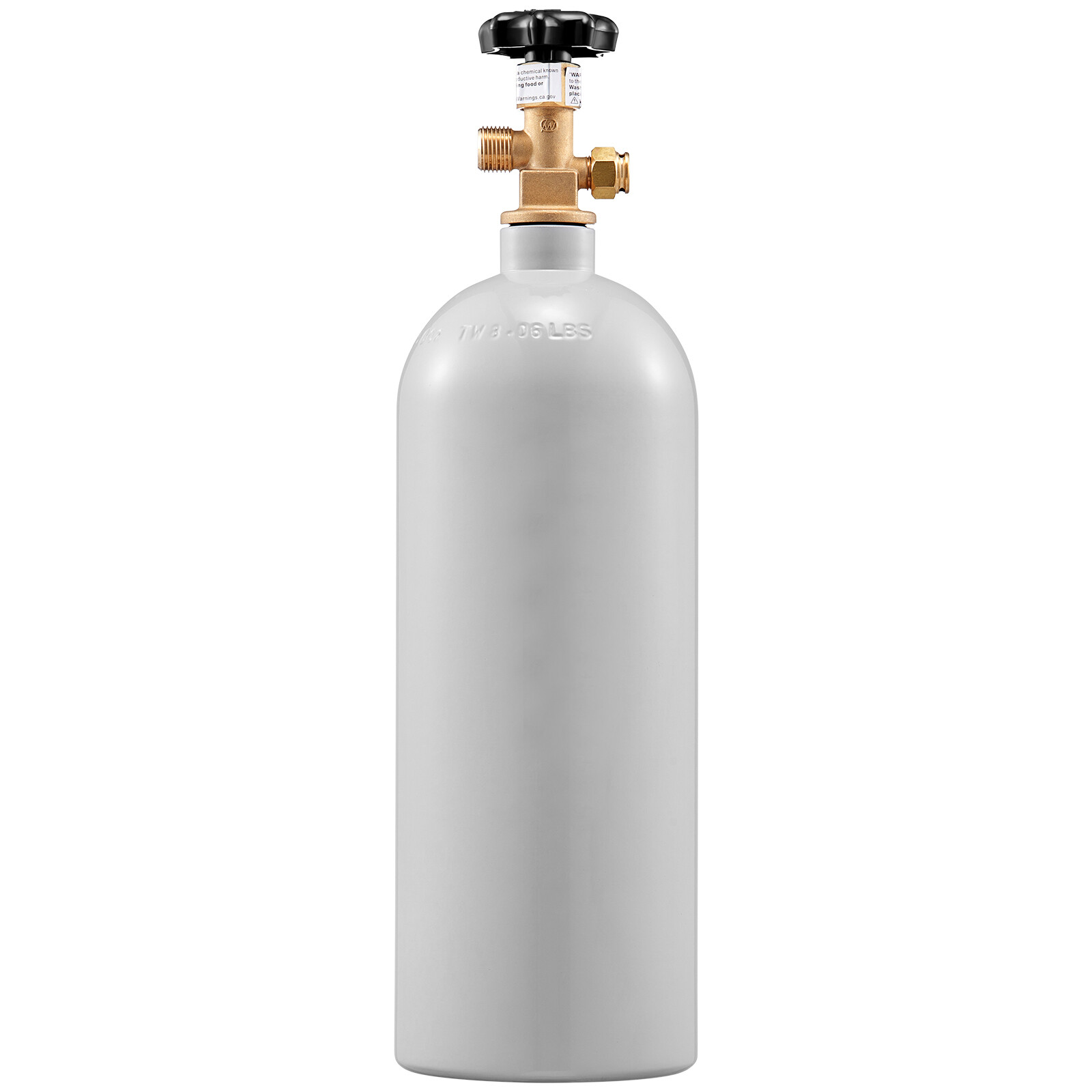 5 lbs Aluminum CO2 Cylinder with CGA320 Valve for Homebrew Draft Beer Aquarium