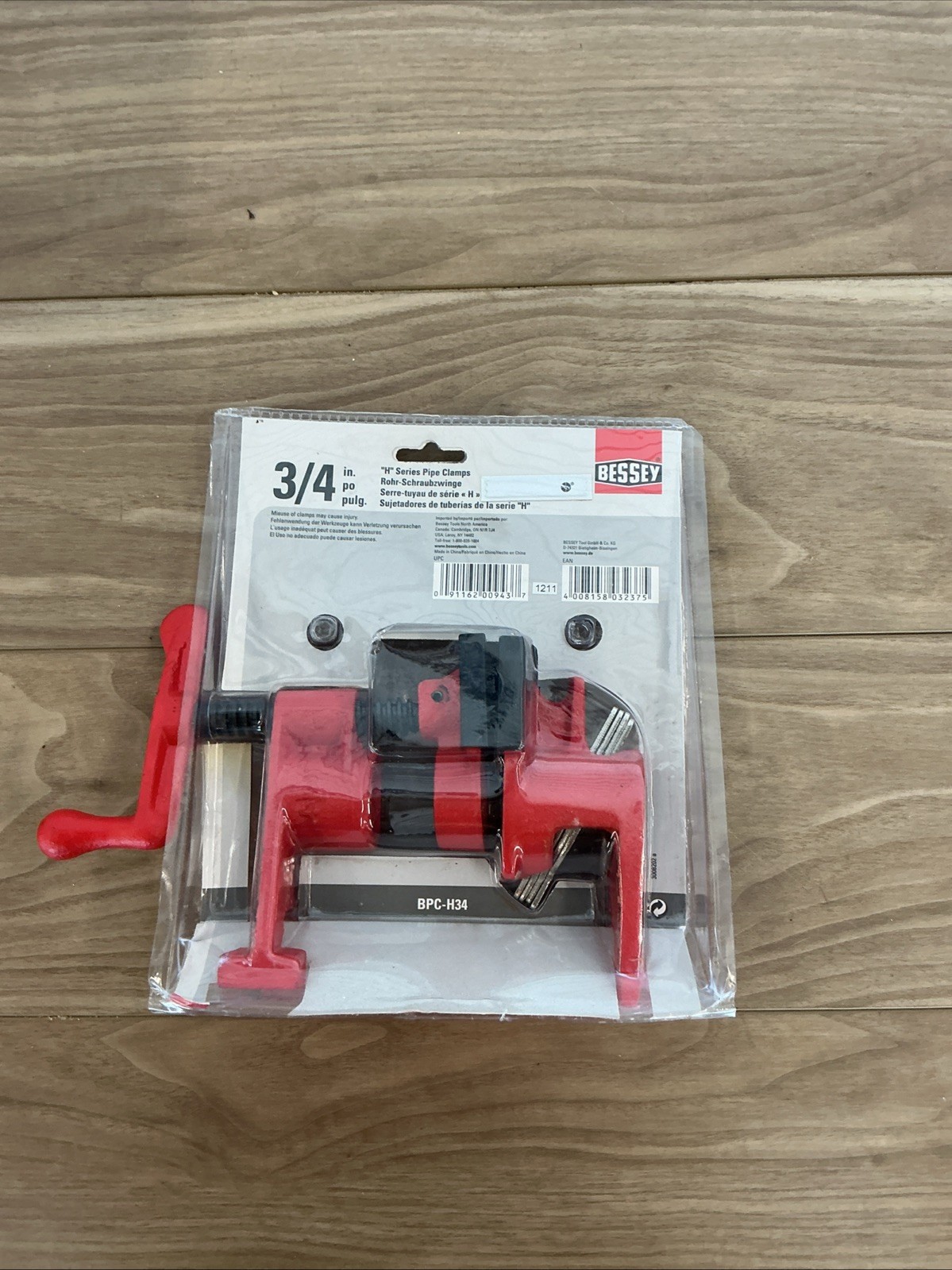 Bessey BPC-H34, 3/4″ Pipe Clamps *NDR2