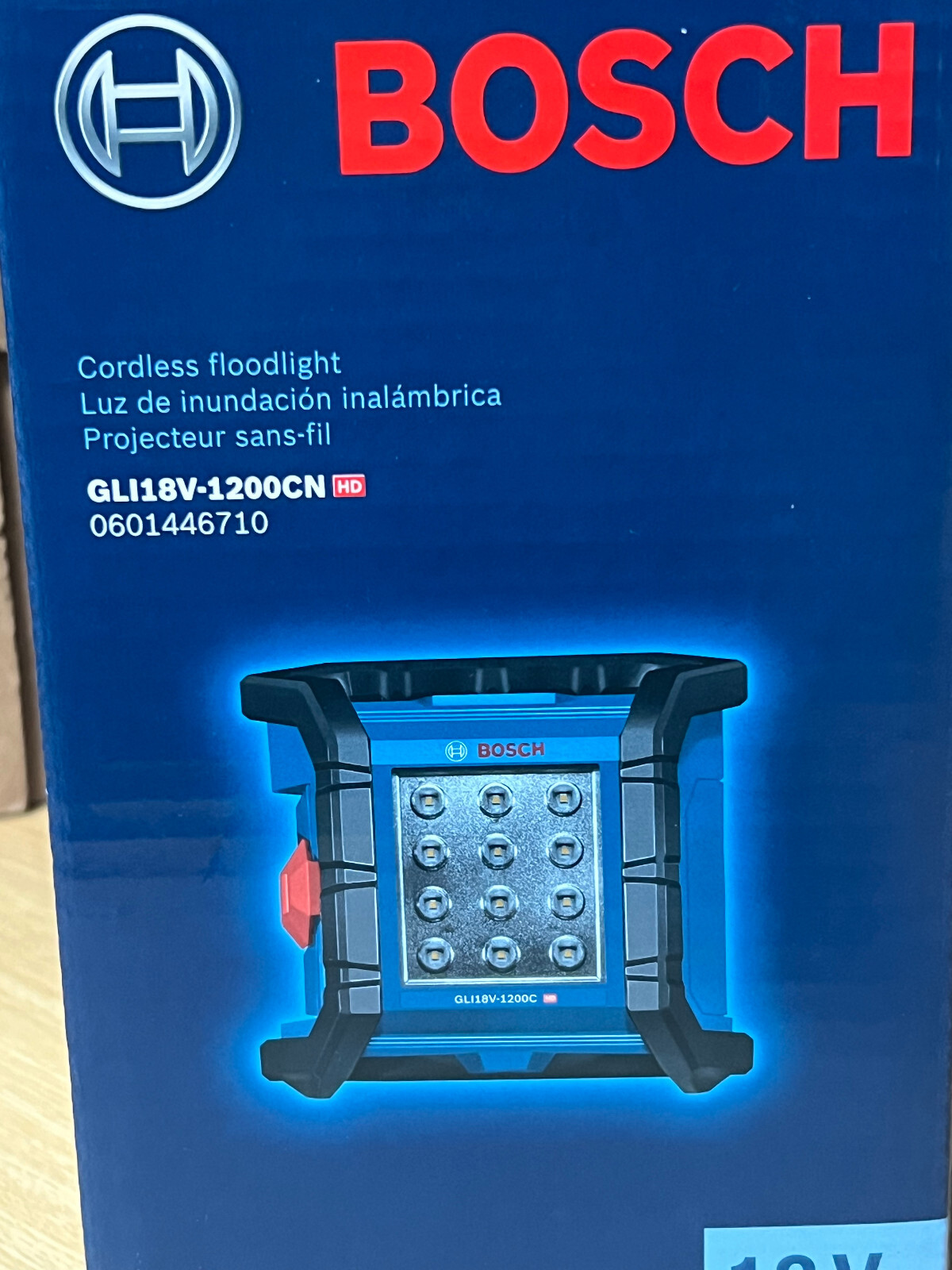 Bosch 18-volt Lithium Ion Cordless 1200-Lumen LED Rechargeable Flashlight