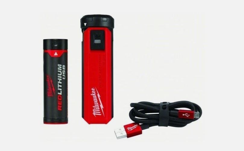 Milwaukee Redlithium USB Battery Charger & Portable Power Source Kit 48-59-2013