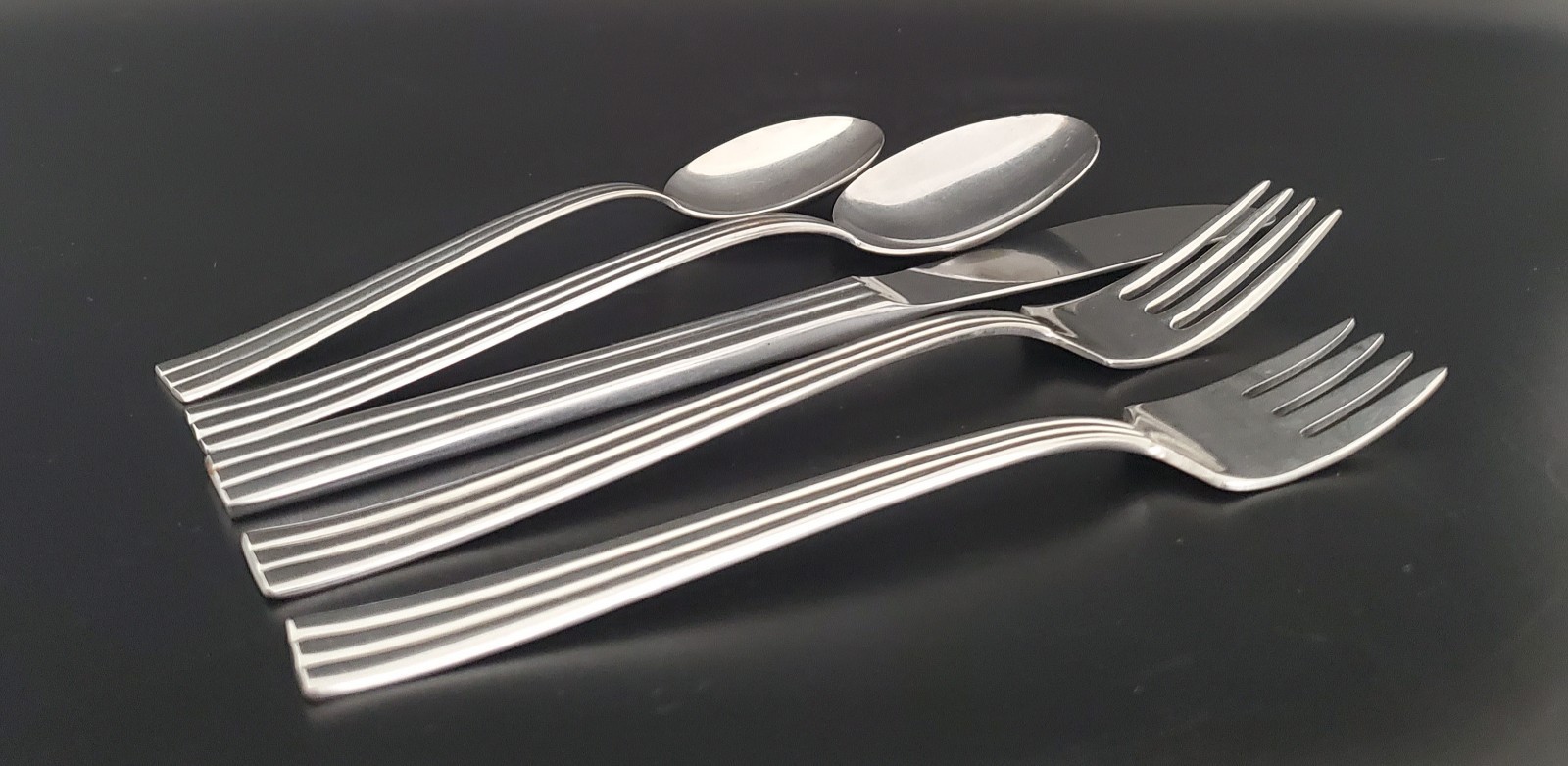 GENSE SWEDEN STAINLESS STEELE THEBE FLATWARE ONE-PLACE SETTING