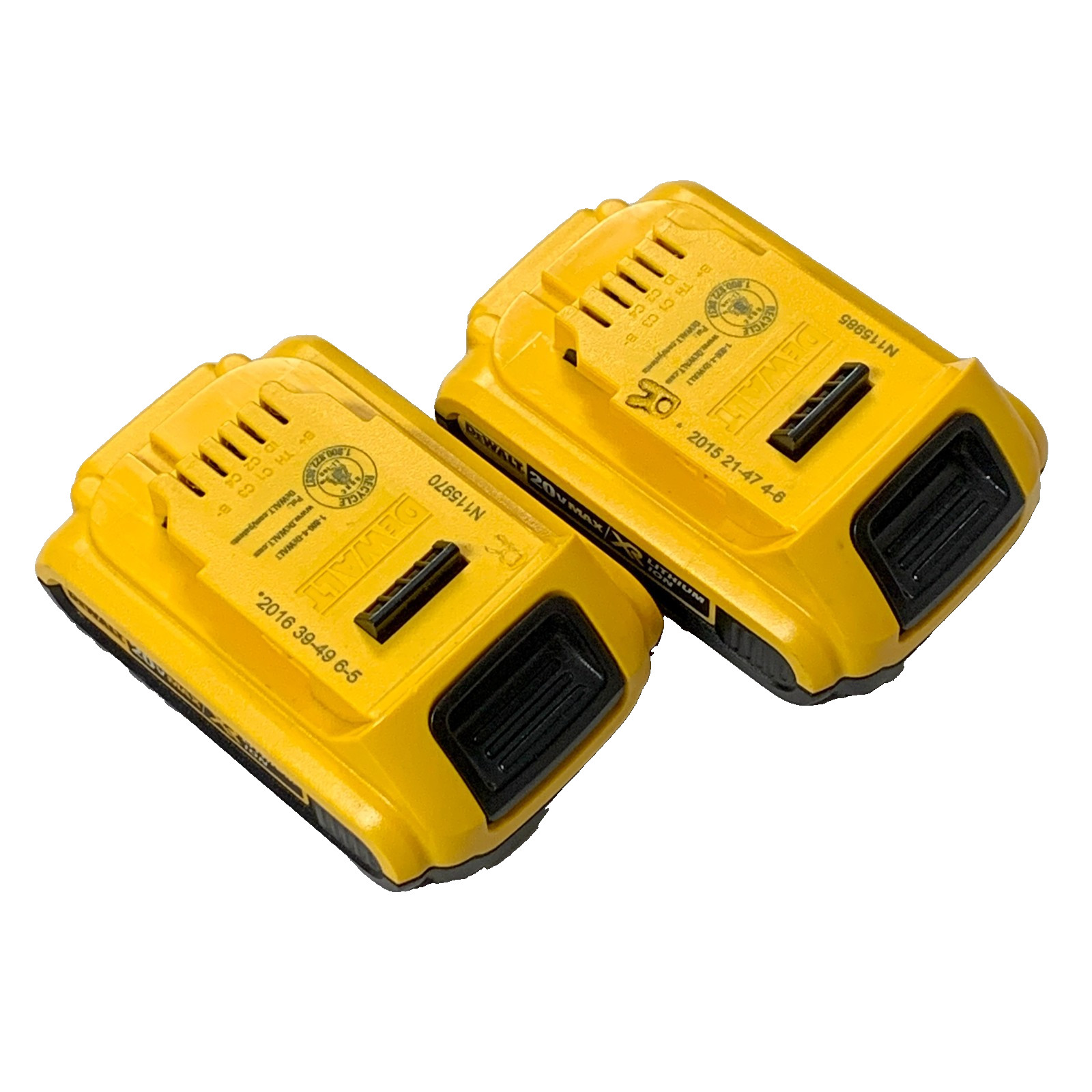 DEWALT DCB203-2 20V MAX 20-Volt Compact 2.0Ah Li-Ion Tool Battery 2-Pack 0007