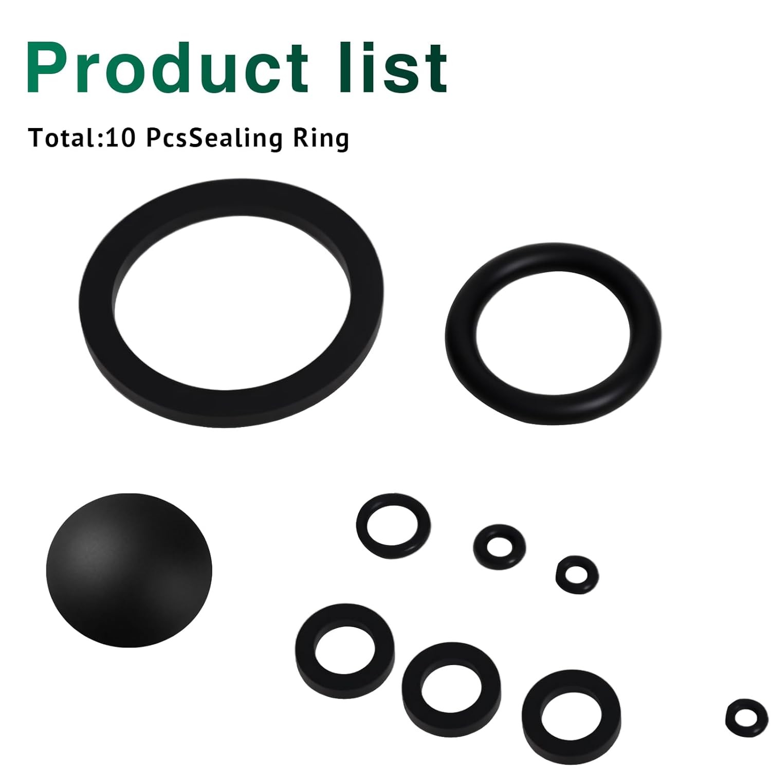 10Pcs Sprayer Seal Rings,Garden Sprayer Replacement Parts Pump Sprayer Parts Rub