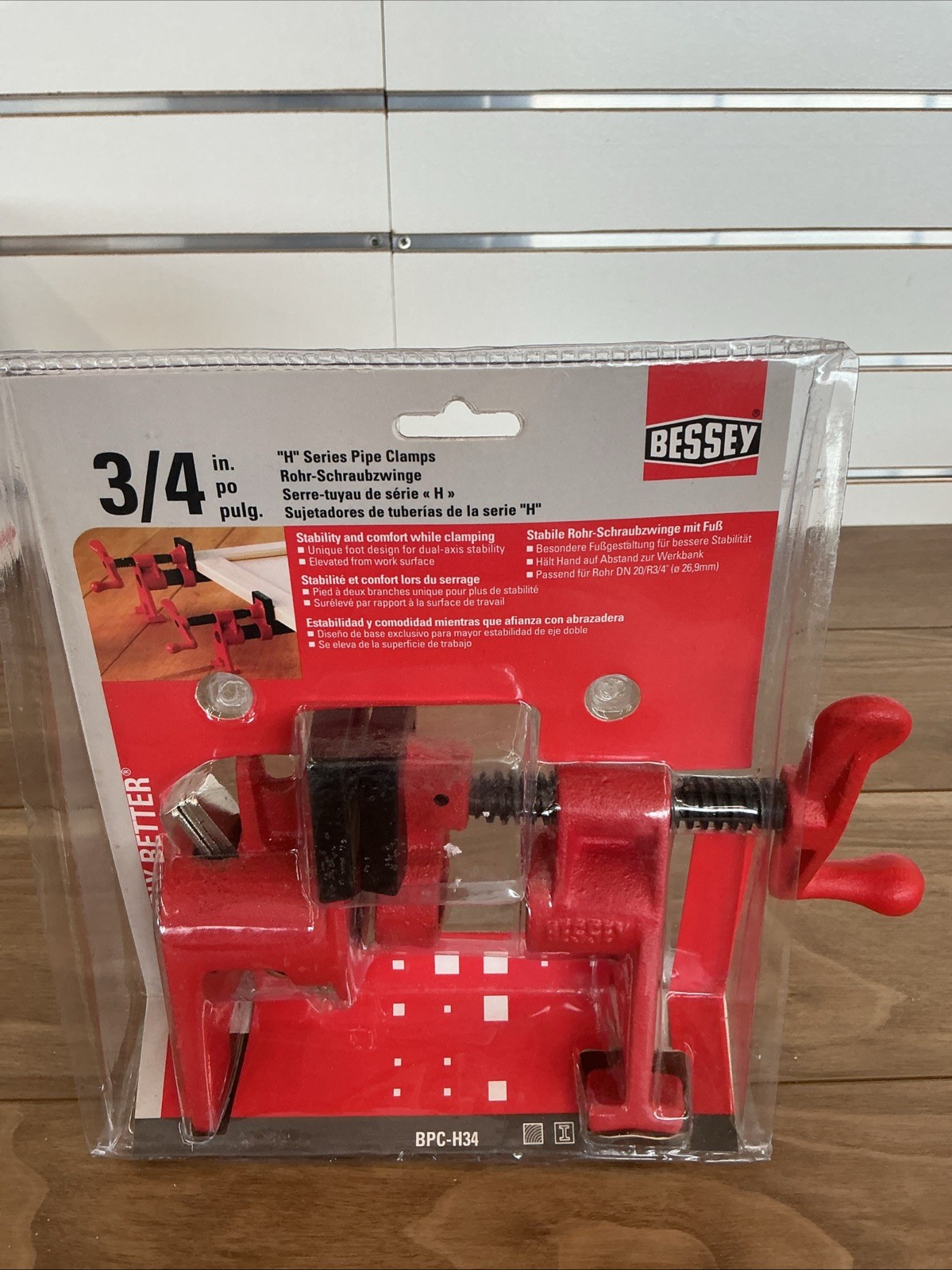 Bessey BPC-H34, 3/4″ Pipe Clamps *NDR2