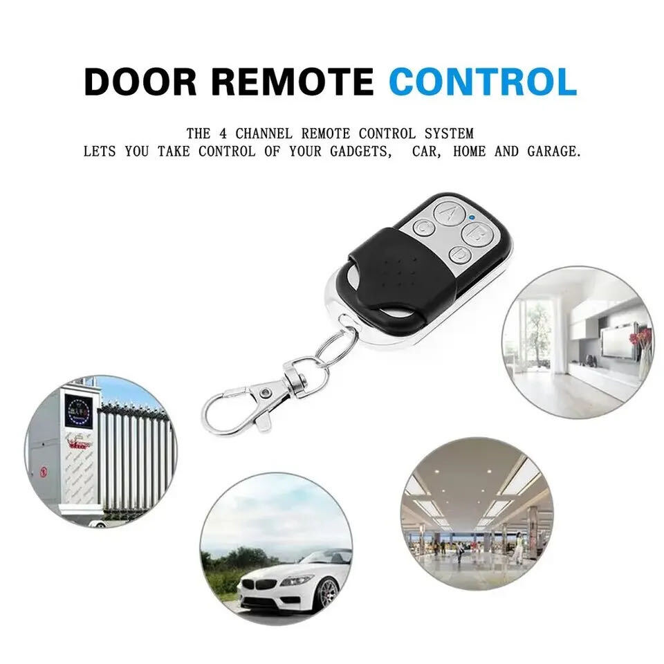Universal Cloning Electric Gate Door Garage Remote Control Key Fob 433mhz Cloner