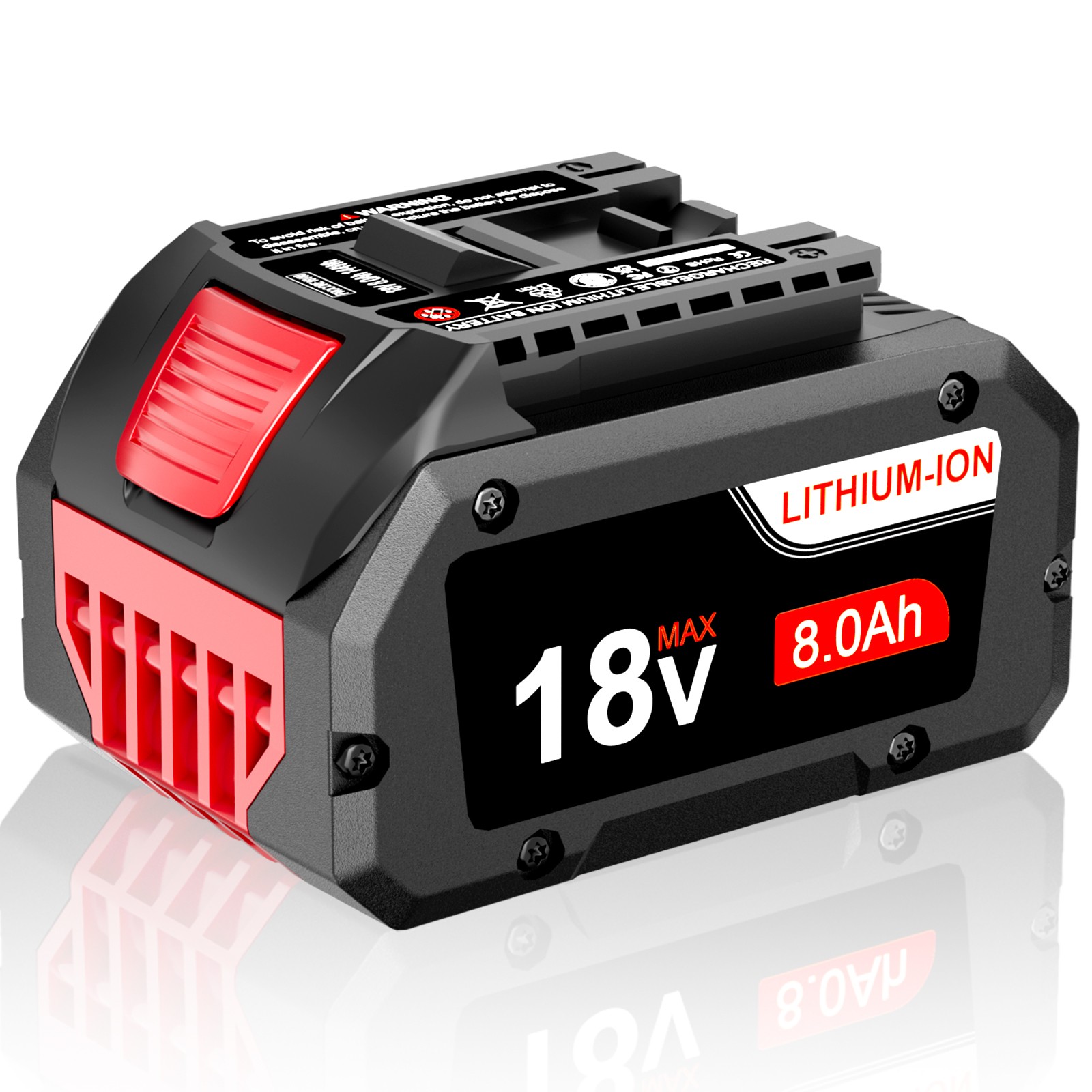 PACK 18V Battery For Bosch 18 VOLT 8.0AH Li-ion BAT609 BAT610G BAT618 24618-01