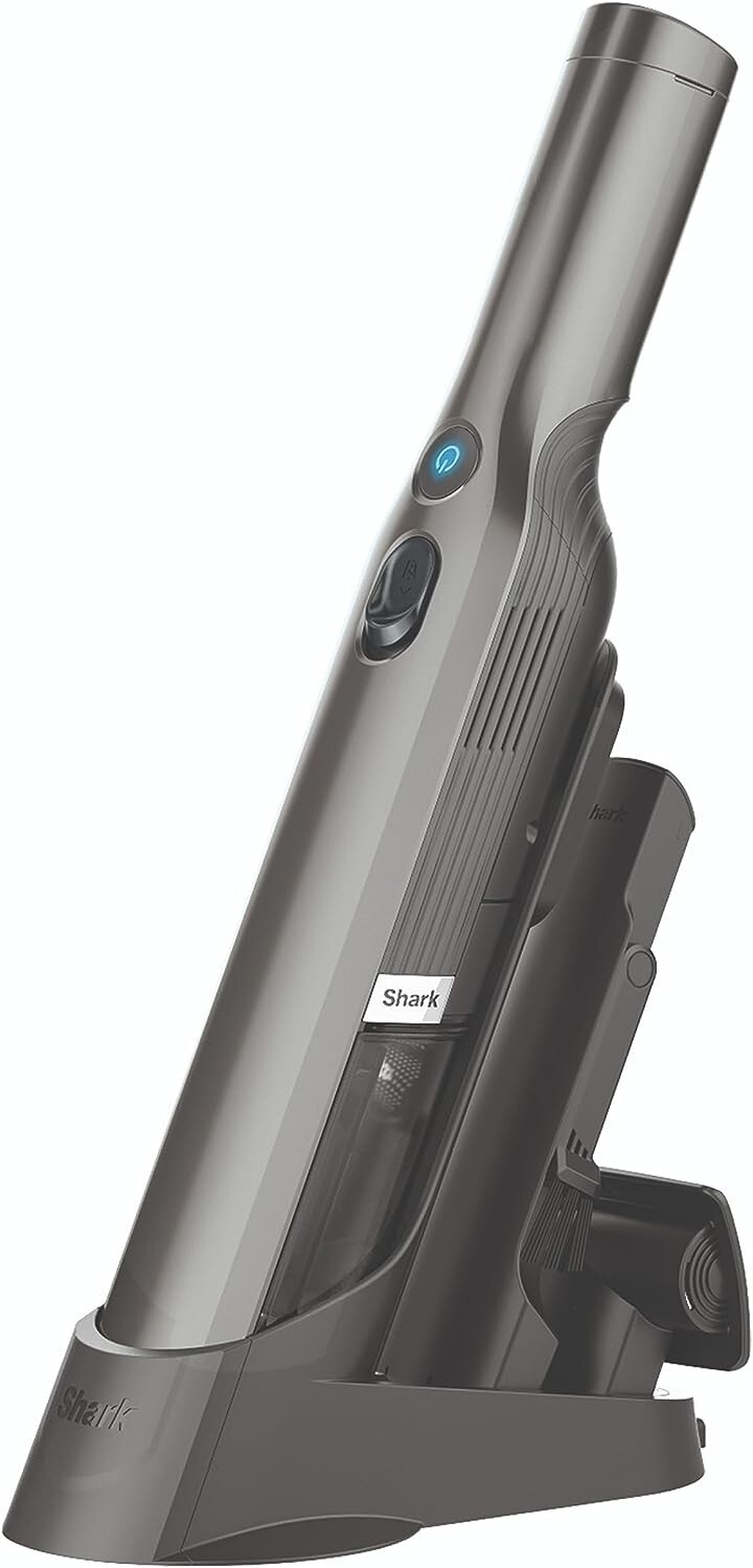 Shark WV201 WANDVAC Handheld Vacuum, Lightweight at 1.4 Pounds with Powerful Suc