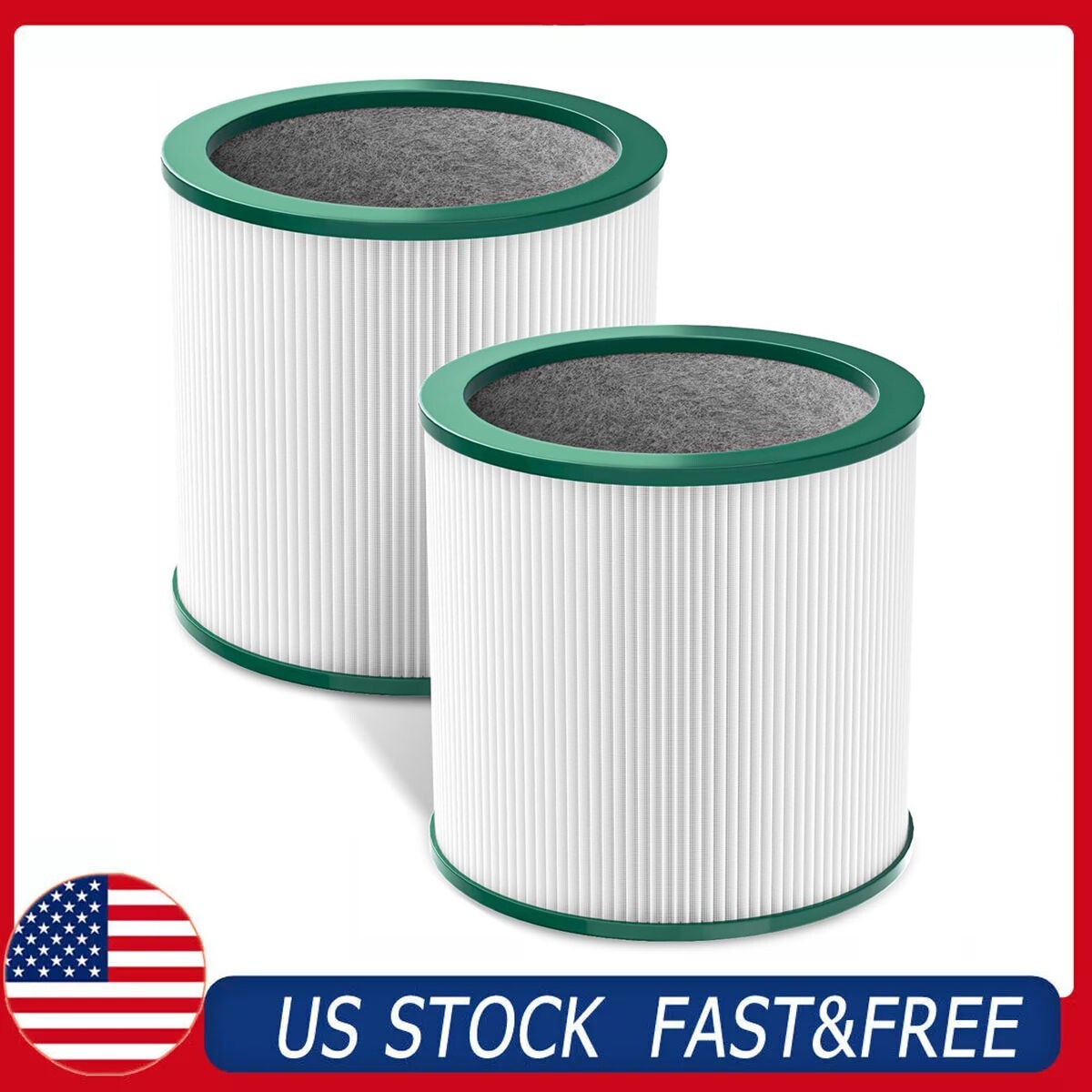 (2) Replacement Filter for Dyson Tower Fan Air Purifier TP01 TP02 TP03 AM11 BP01