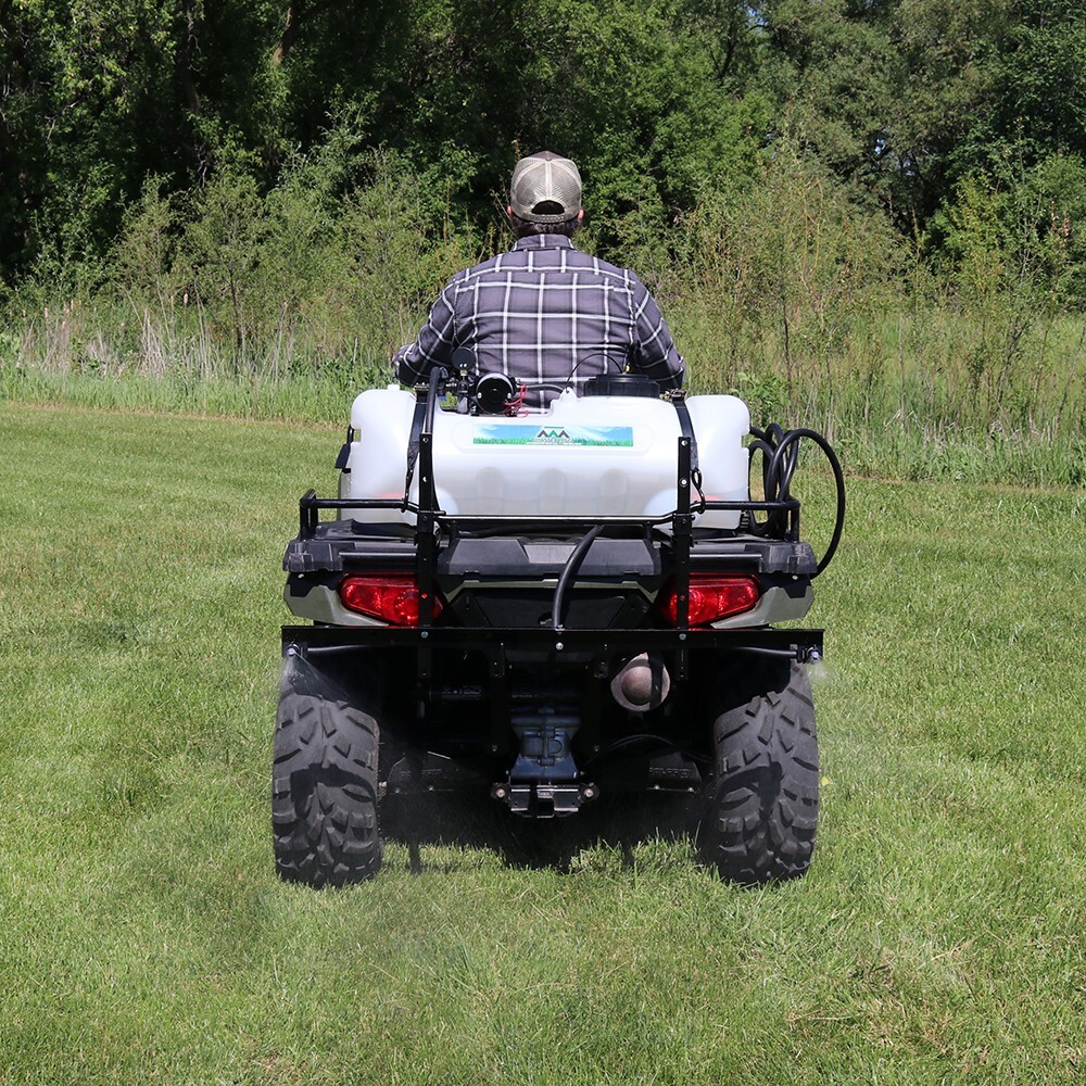 Master MFG 15-Gallon ATV Broadcast Sprayer – 7ft Swath, 2.2GPM, 70PSI Max
