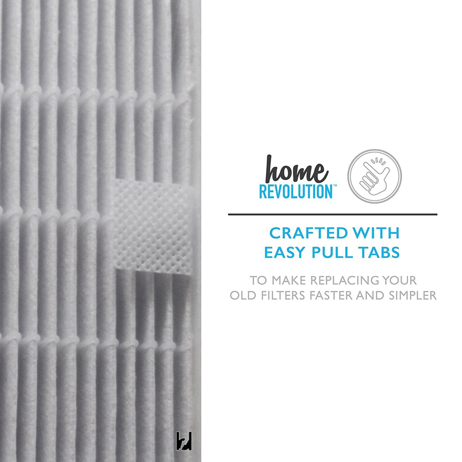 1 Hepa Filter for Honeywell “R”–HEPA Replacement Filter Type R-Fits- HPA100