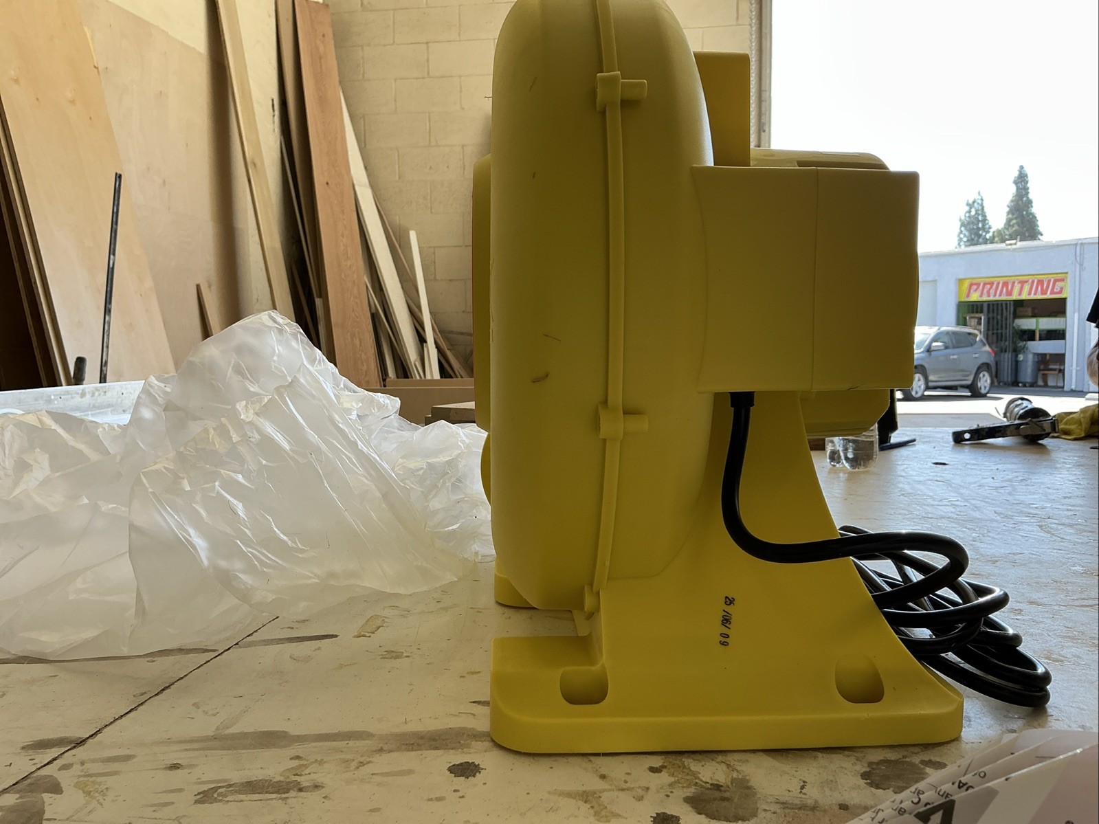SVOPES Inflatable Blower, 14.2 in. 2 Speeds Blower Fan in. Yellow with 750 W/950