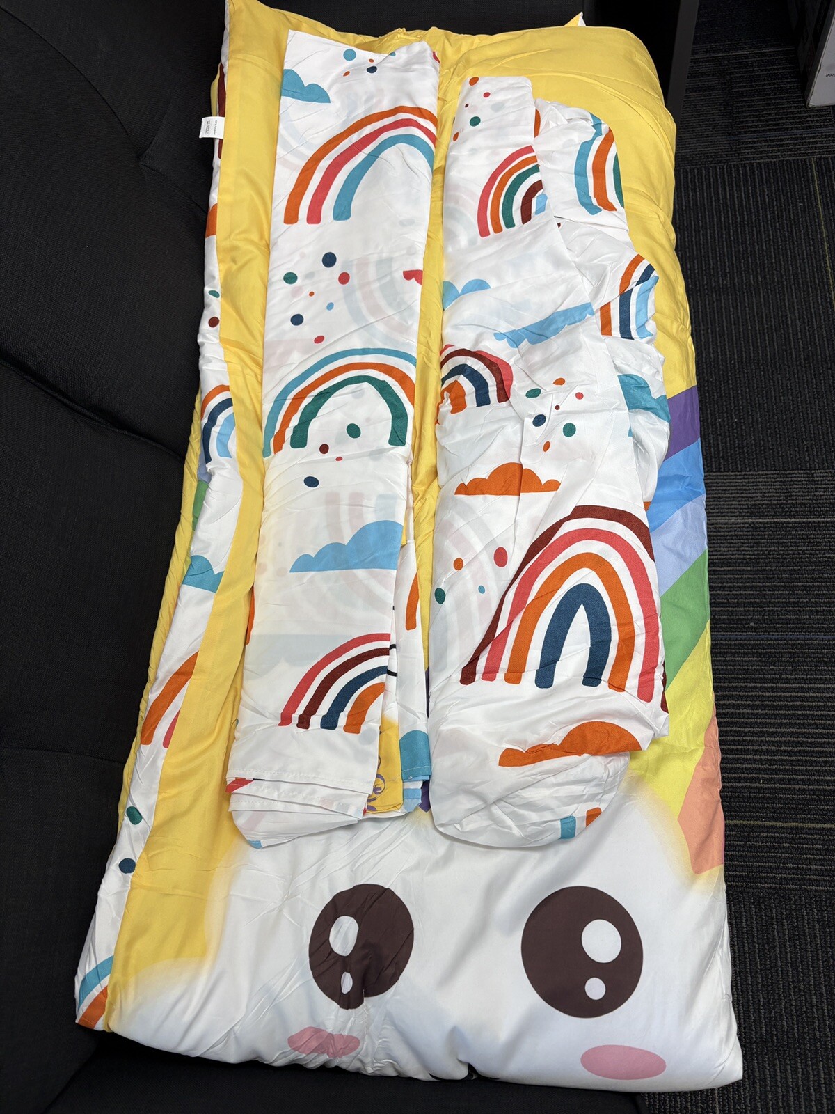 A Nice Night Bedding 6 Pcs Cartoon Rainbow Bedding Set