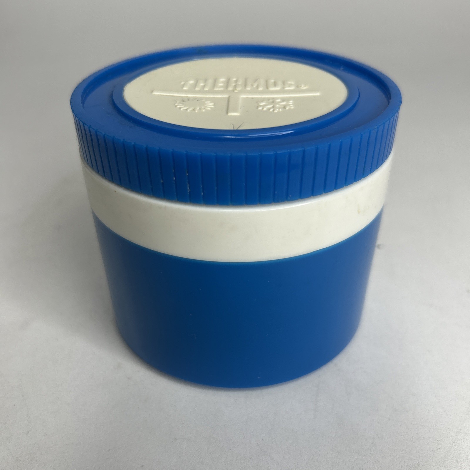 VTG Thermos King-Seeley Insulated Jar 8oz Model 1155/3 Food Soup Blue Plastic