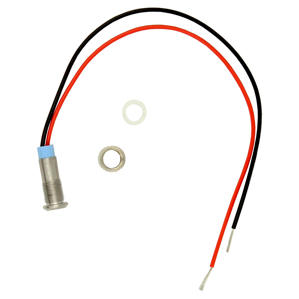 12v 6mm LED PILOT DASH POWER Indicator Light – Aluminium suit Dash Warning Lamp