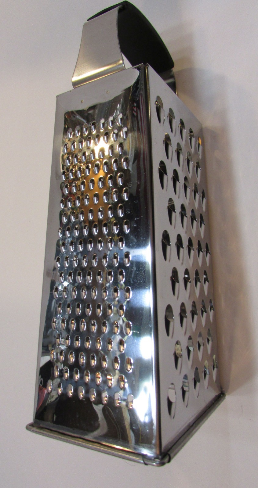 New Vintage 2000s Farberware Tapered Square Stainless Steel 9.5″ Tall Box Grater