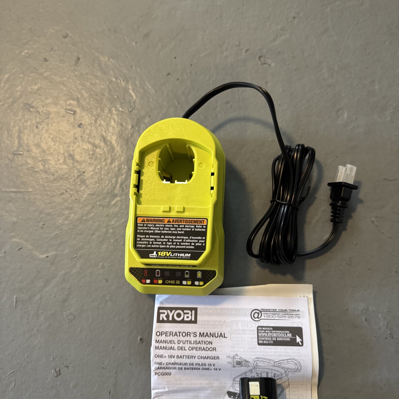 Ryobi ONE+ 18V 2Ah High Performance Lithium Battery PBP003 + PCG002 Charger Kit