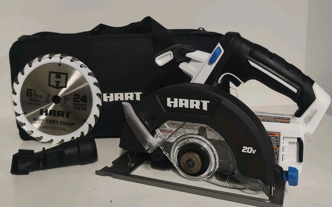 HART 20-VOLT 20V CORDLESS 6.5″ CIRCULAR SAW HPCS01 ( TOOL ONLY ) – w BAG New !!!