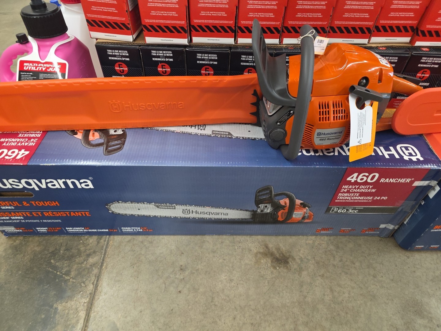 Husqvarna 460 Rancher 24″ Chainsaw 60cc 3.6hp 2 Cycle
