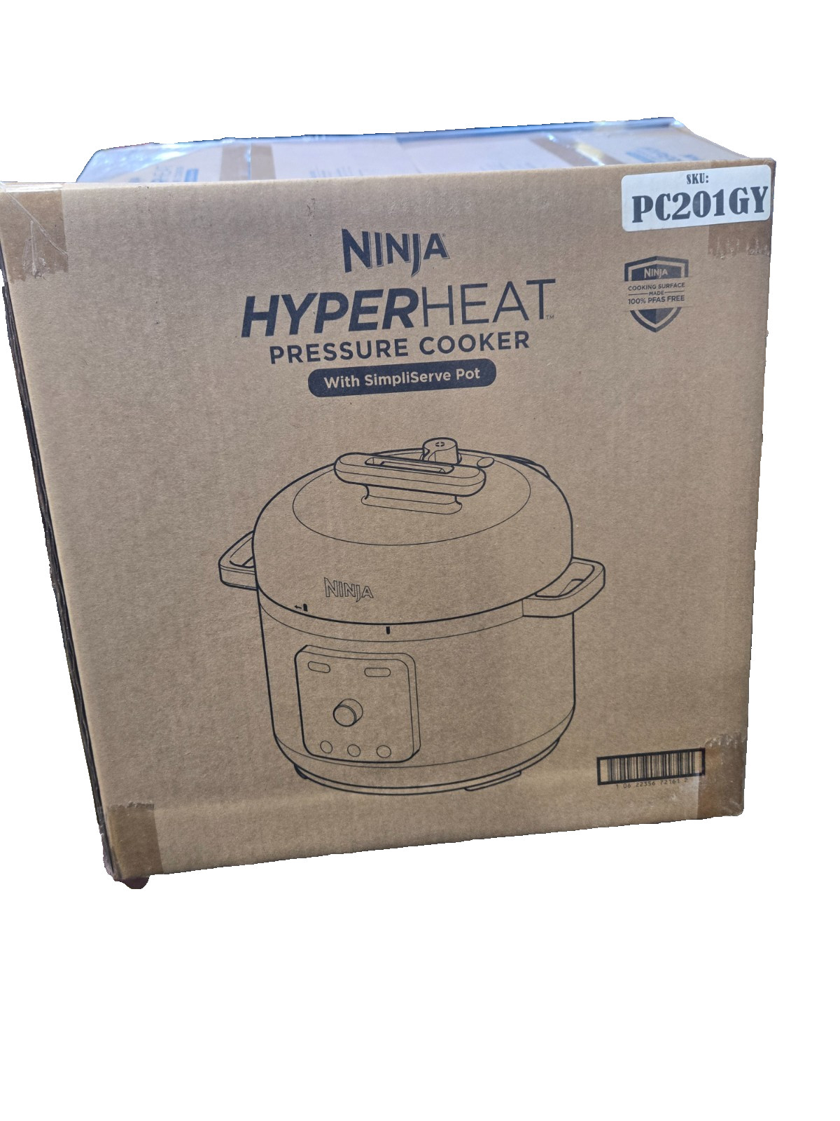Ninja HyperHeat 9in1 Electric Pressure Cooker | 6.5 Qt Multi Cooker – Grey