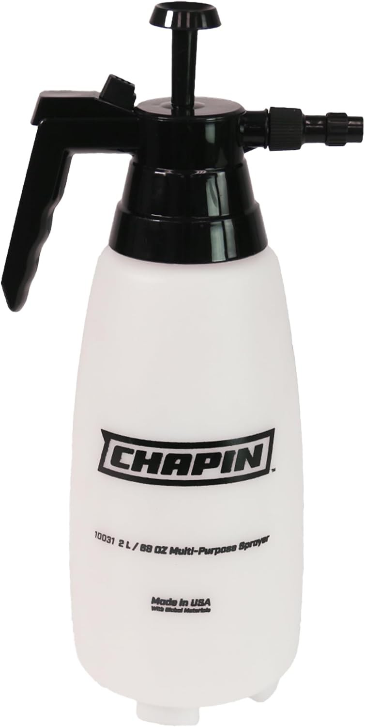 2 Liter/.52 Gallon Handheld Multi-Purpose Garden Pump Sprayer with Adjustable