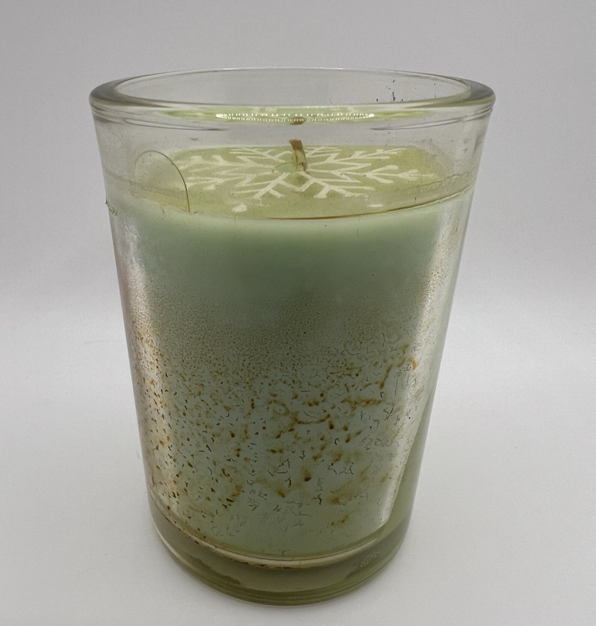 Bath & Body Works Vanilla Snowflake Scented Candle 1-Wick 6.3 oz rare HTF