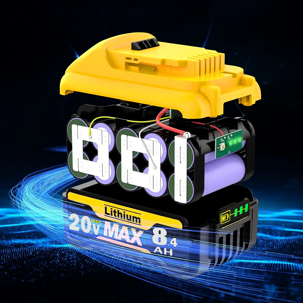 2Pack 8000mAh Lithium Battery For DeWalt 20 Volt Max 8.0AH DCB205 DCB206 DCB200