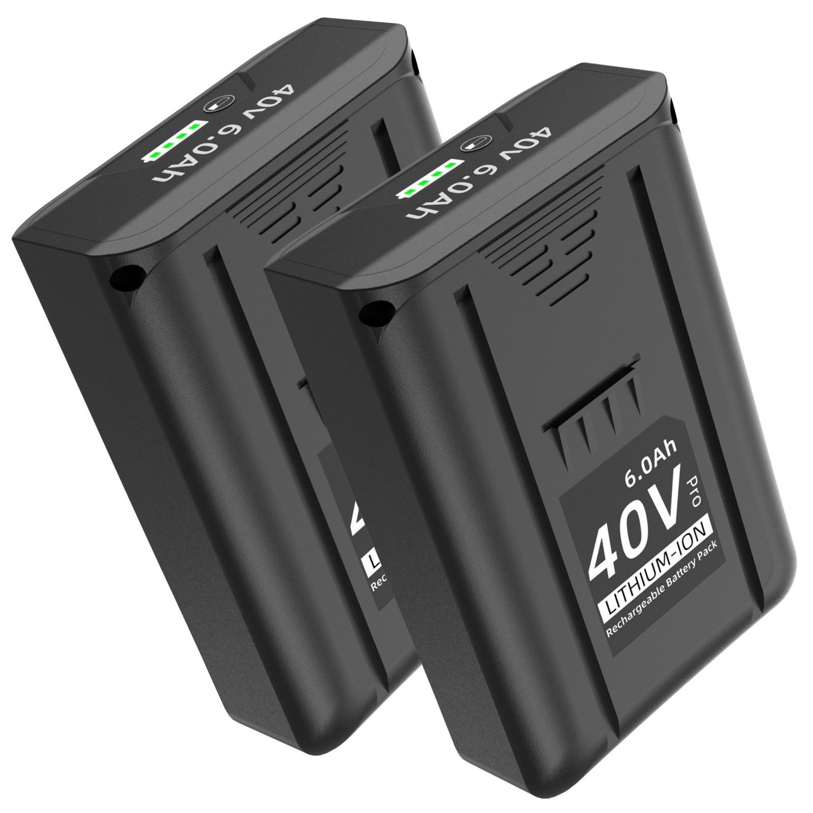 2 PACK For Kobalt 40V MAX Extended Run Li-Ion Battery KB540-06 KB440-03 6.0 Ah