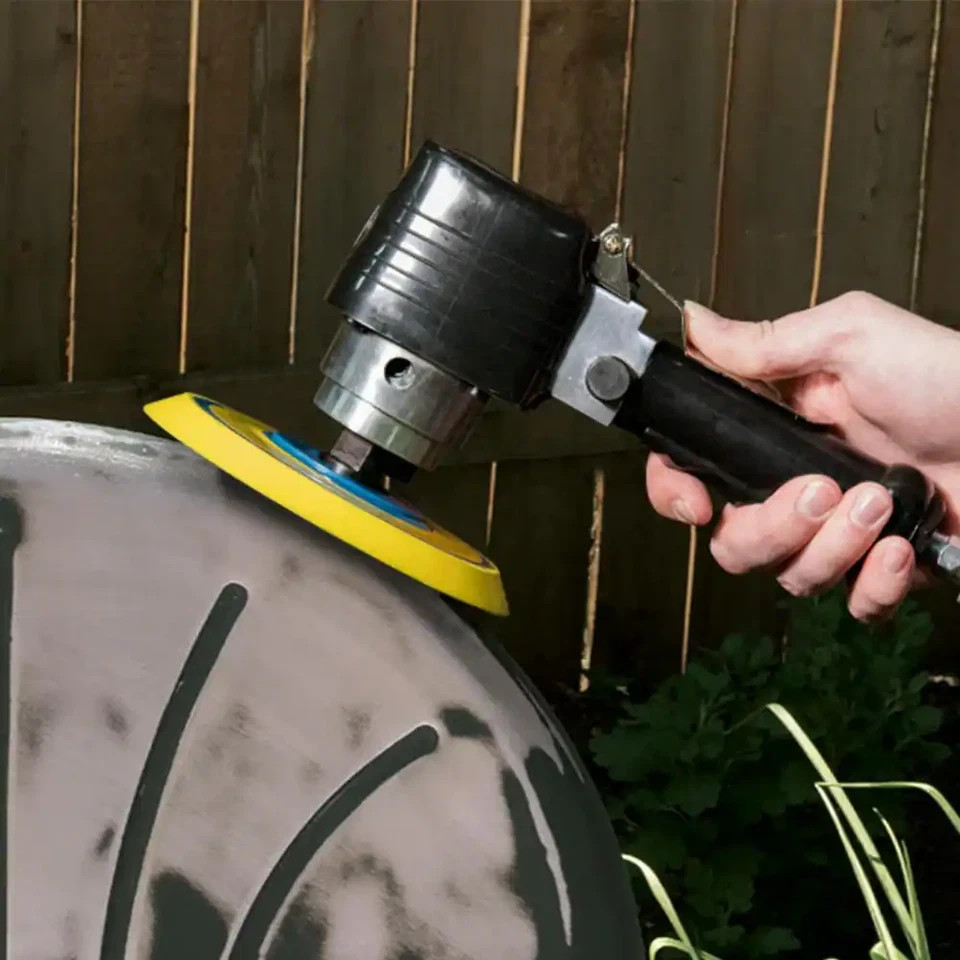 6 inch Dual Action Air Sander Pneumatic with Speed Control 1/4 inch NPT Inlet