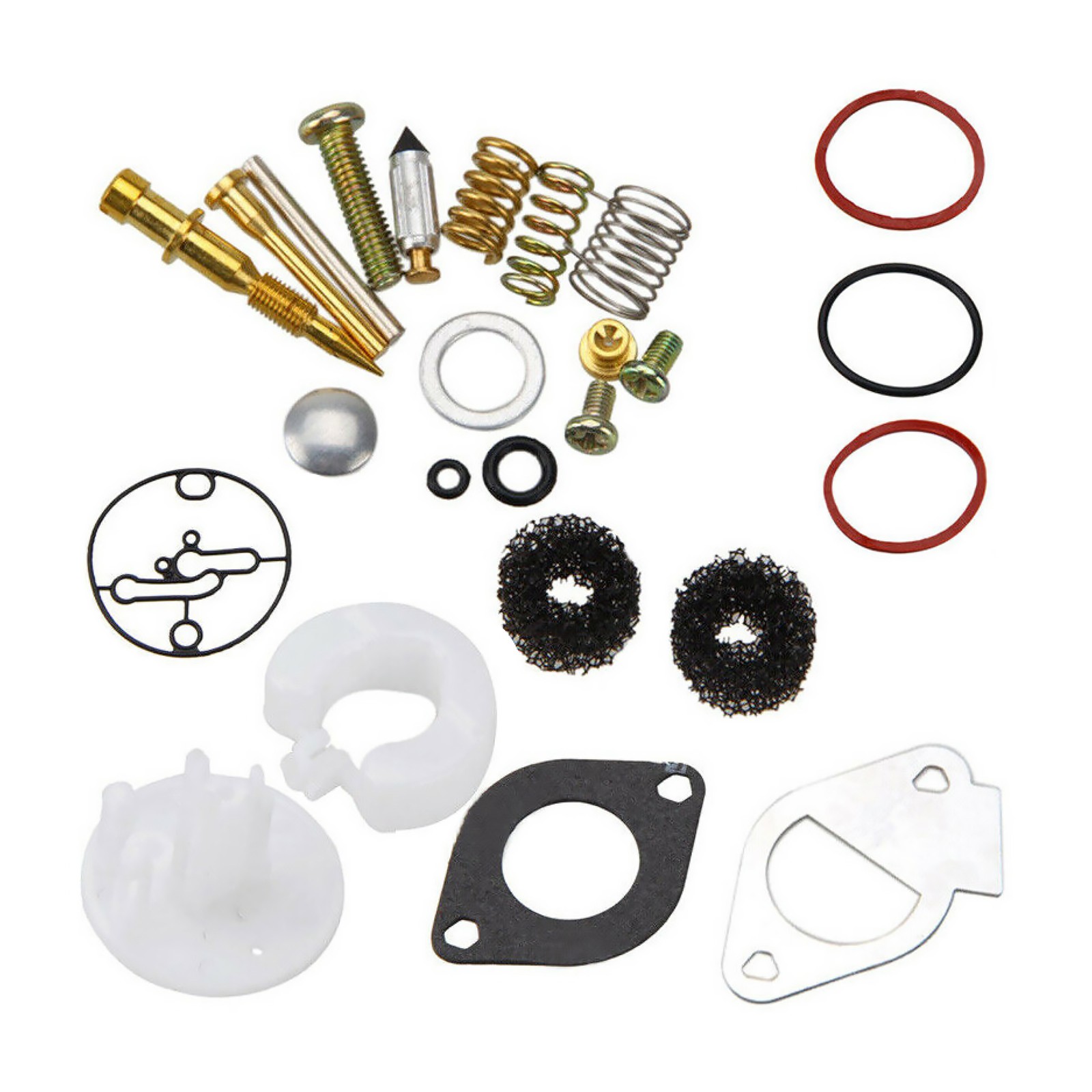 Plastic+ Metal Carburetor Rebuild Kit For Briggs Stratton Master Overhaul Nikki