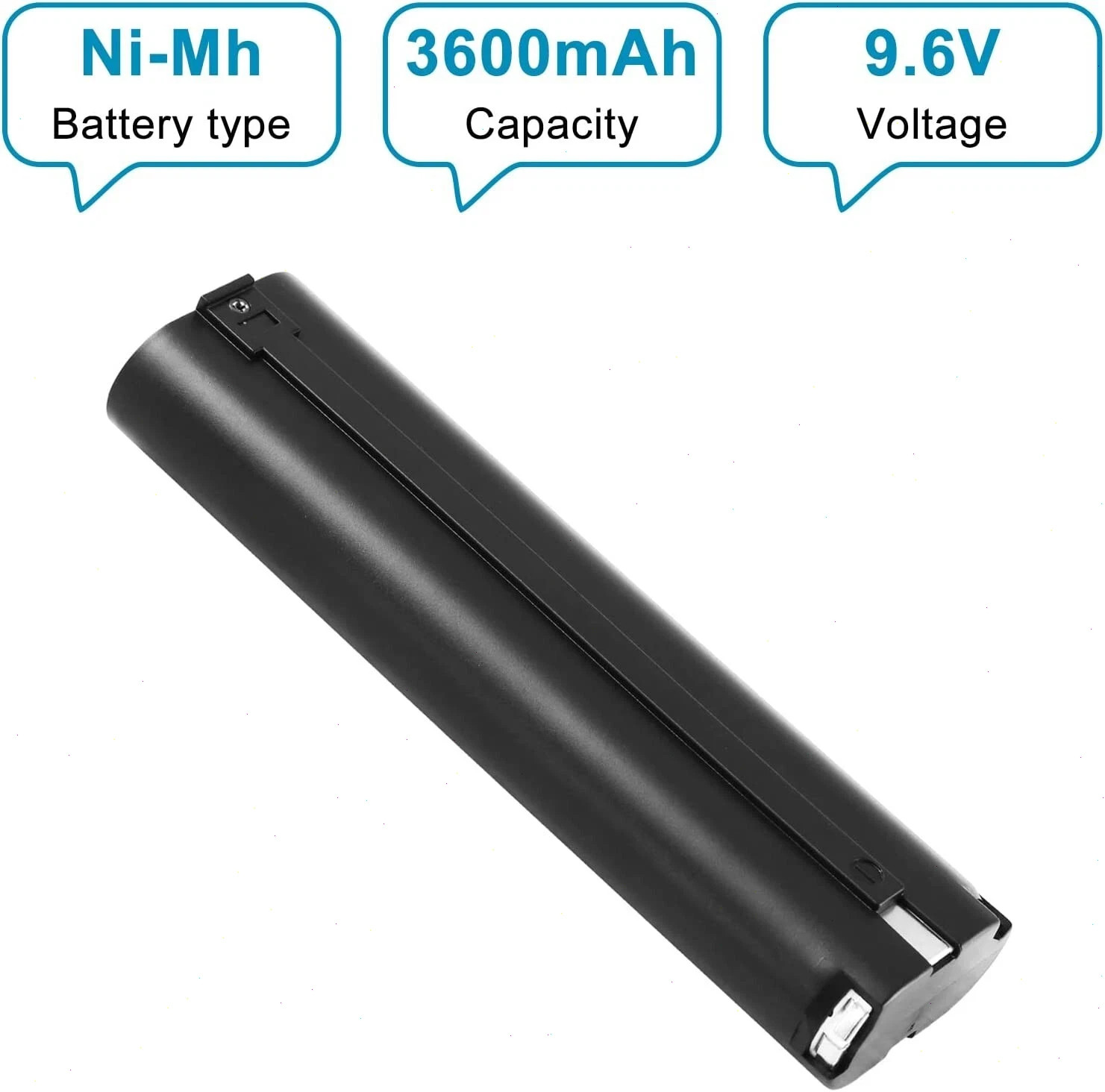 2PACK 9.6V Ni-MH Battery for Makita 9000 9001 9002 9033 9034 632007-4 6095D NEW