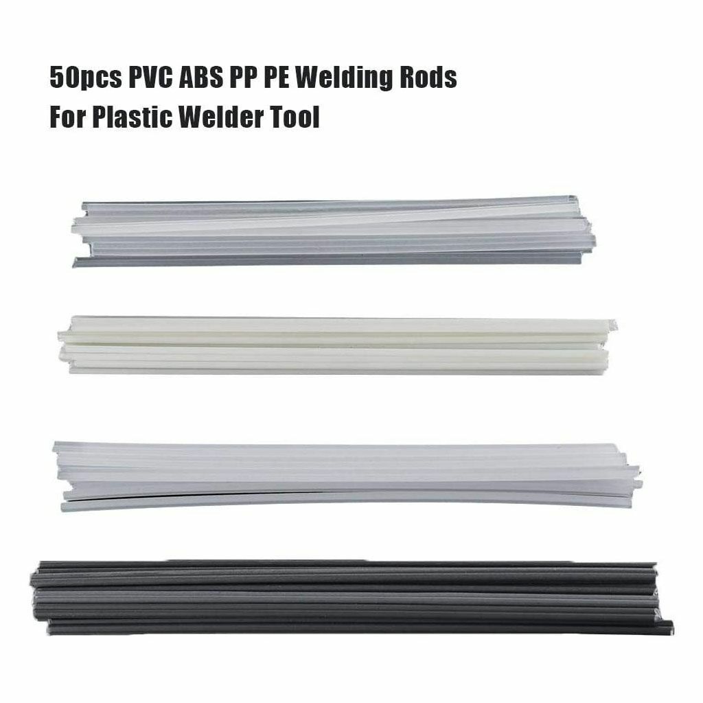 50pcs Plastic Welding Rods ABS/PP/PVC/PE Welding Sticks For Plastic Gun Welder