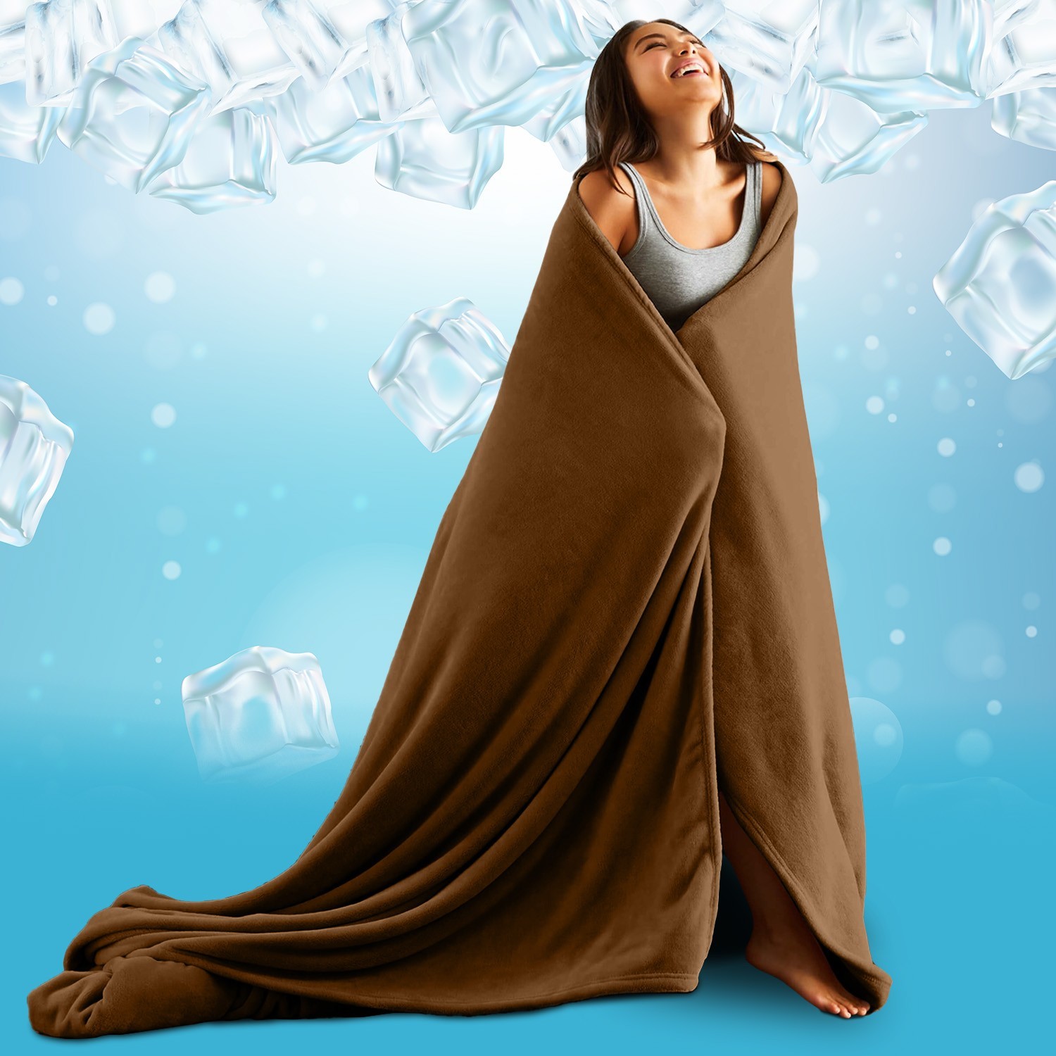 Cooling Blanket Cool Ice Summer Blanket Air Condition Healthy Sleep Thin Quilt