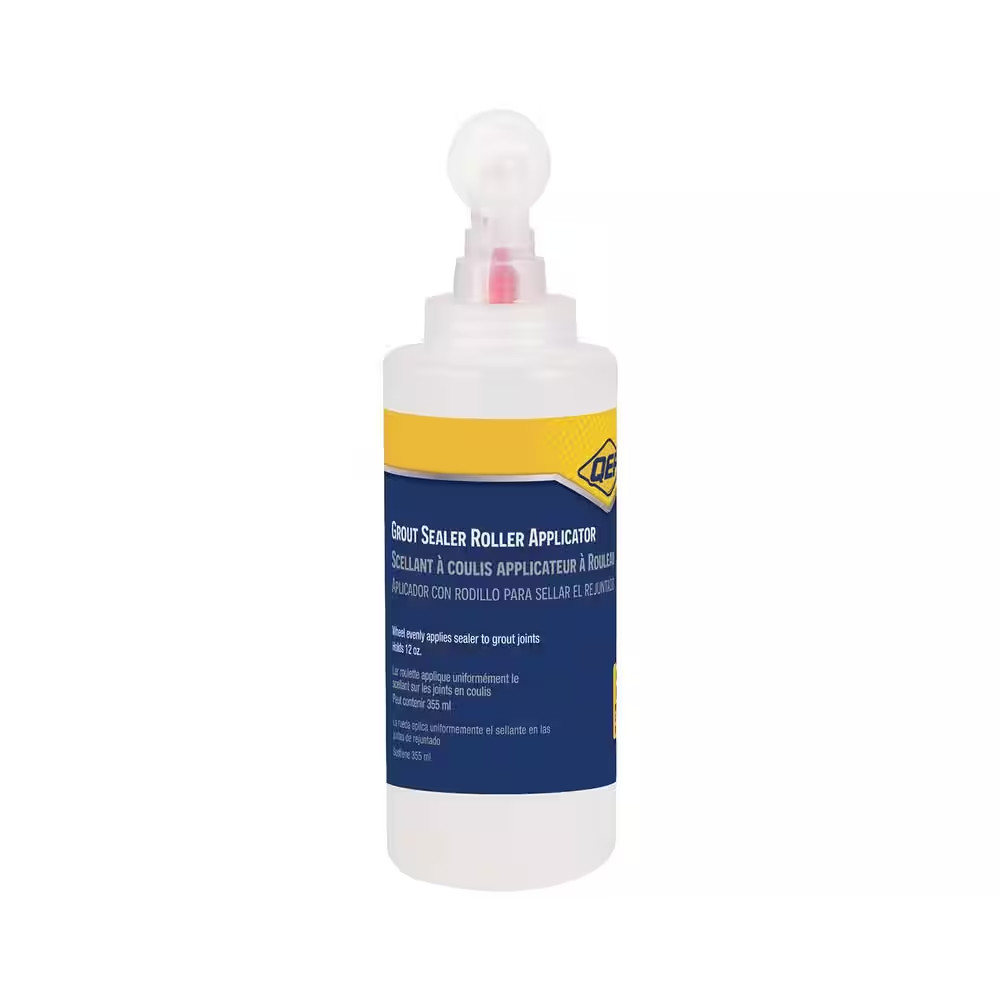 12 Oz. Grout Sealer Applicator Roller Bottle with 2 Wheels
