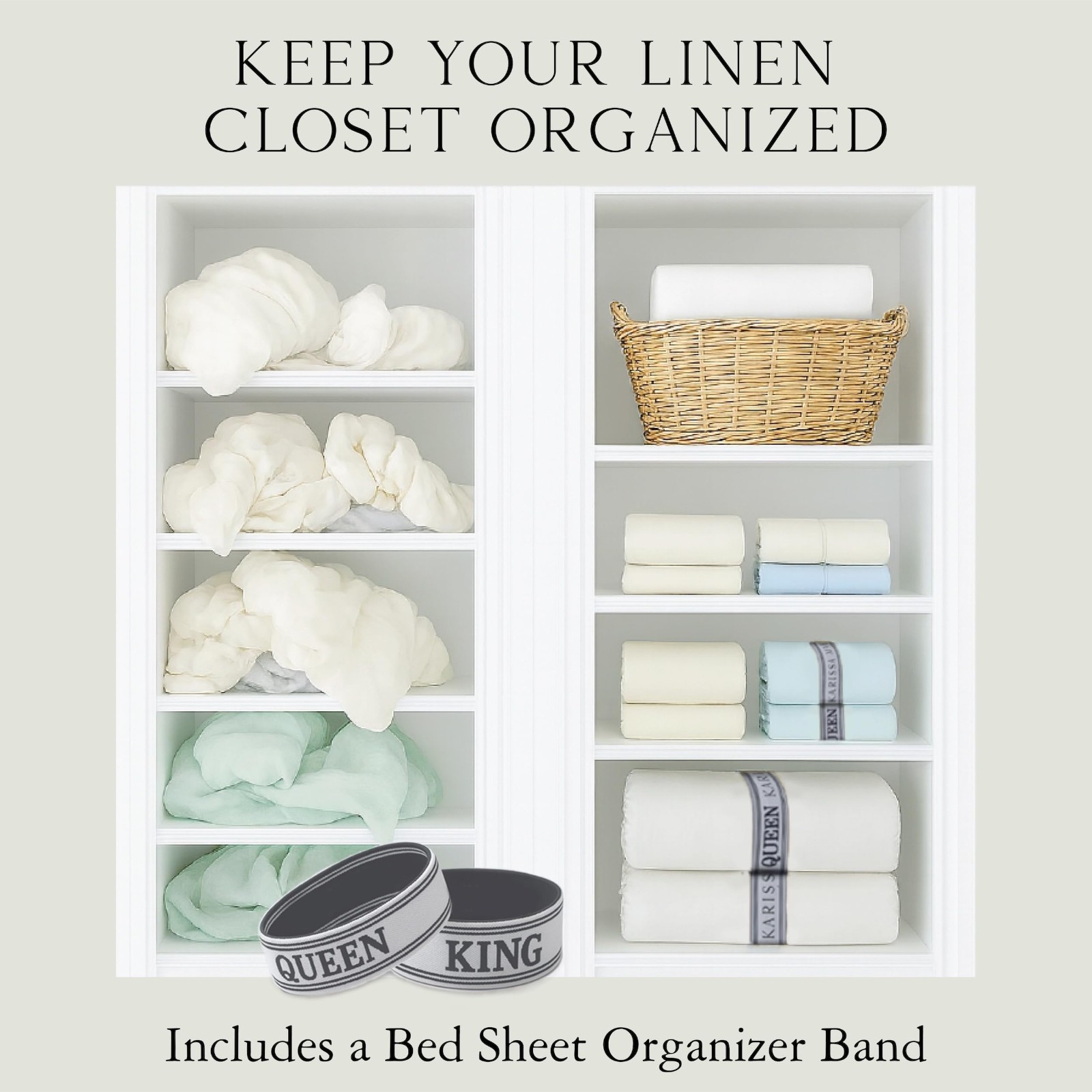 Luxury Bamboo Viscose Split King Sheet Set | Cooling, Soft, 18″ Deep Pockets, Or