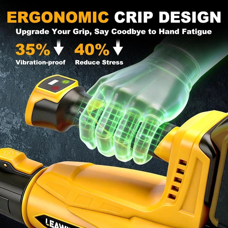 Cordless Leaf Blower for Dewalt 20V Max Battery(Tool Only), 560 CFM/180 MPH Elec