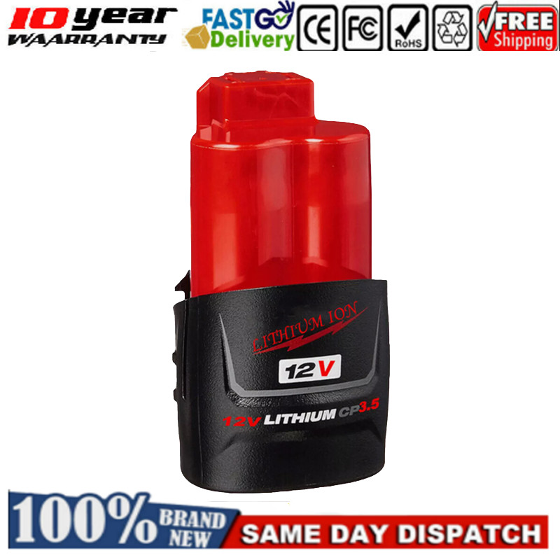 3.5Ah 12V For Milwaukee For M12 LITHIUM Extended Capacity Battery 48-11-2460