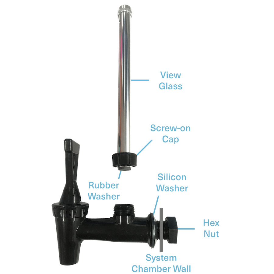 Berkey Sight Glass™ Spigot- 10″ Fits Royal Berkey