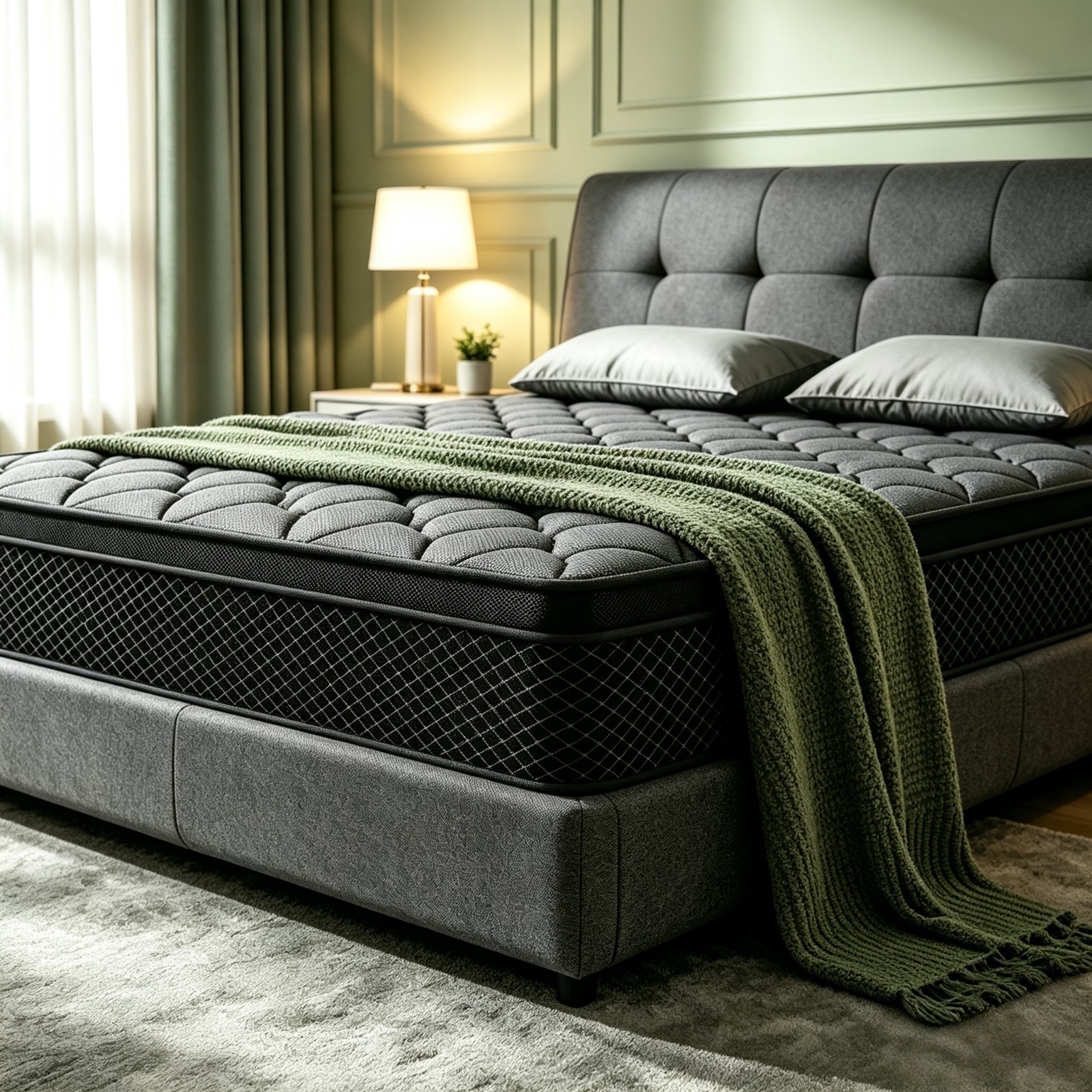10 12 14” Gel Memory Foam&Spring Hybrid Mattres King Queen Full Twin In a Box